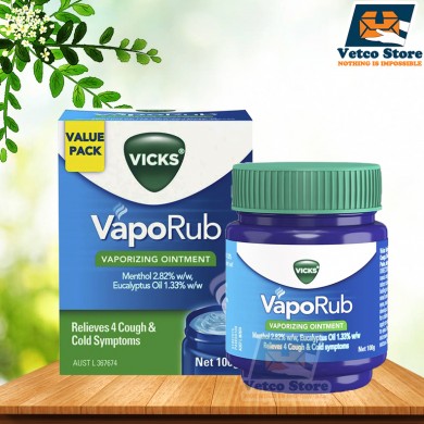 Dầu Bôi Ấm Ngực Giảm Ho Vicks VapoRub 100g